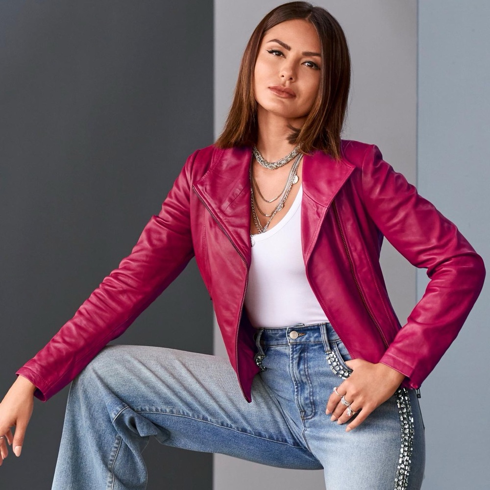 Valentine’s Day Special! Boston Proper leather jacket.